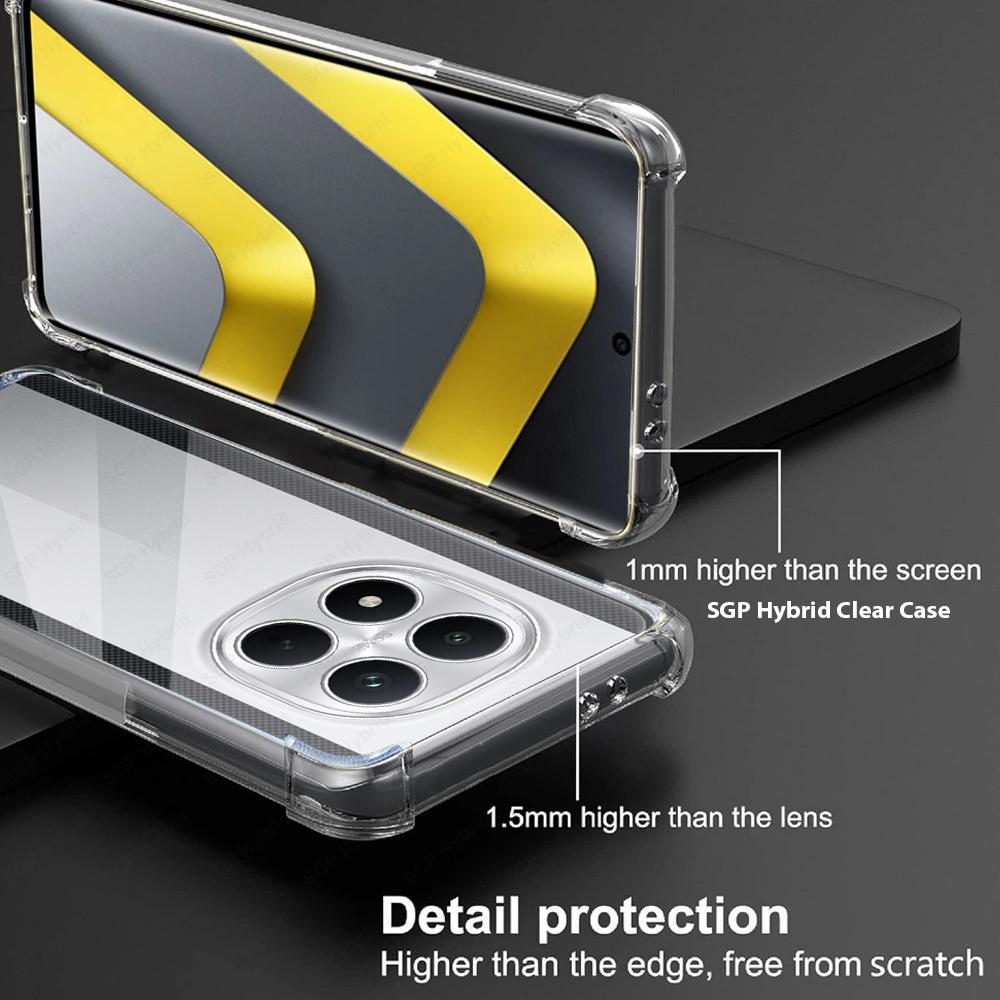 Transparente Stoßfeste Silikonhülle Coque Für Xiaomi POCO M8 Pro Hülle Linsenschutzschale POCOM8 POCOM8Pro Little M8Pro 5G Fundas