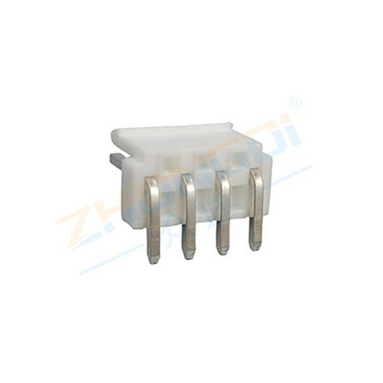 3.96mm Pitch Wafer Connector Right Angle Plug with Latch (2P-10P)