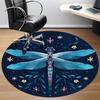 1pc Dragonfly Chair Carpet for Office, Round Non Slip Durable Large Size Office Carpet, Suitable for Office
