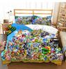 Super Mario Duvet Cover Set Comfortable and Warm Bedding Set for Decorating Your Bedroom and Enhancing Home Life for Teens Gifts