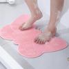 Home Bathroom Bath Suction Cup Floor Mat  Anti-slip Mat Shower Room Foot Rubbing Dead Skin Massage Foot Mat