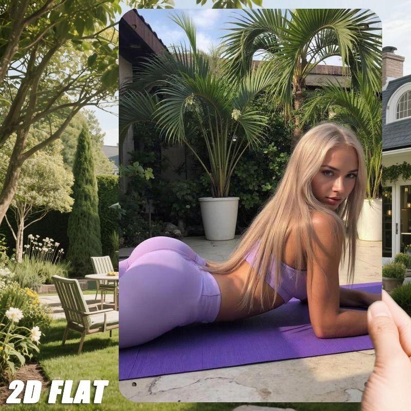 Vintage Kvinlig Silhuett Metall Logotyp för Bar & Garage