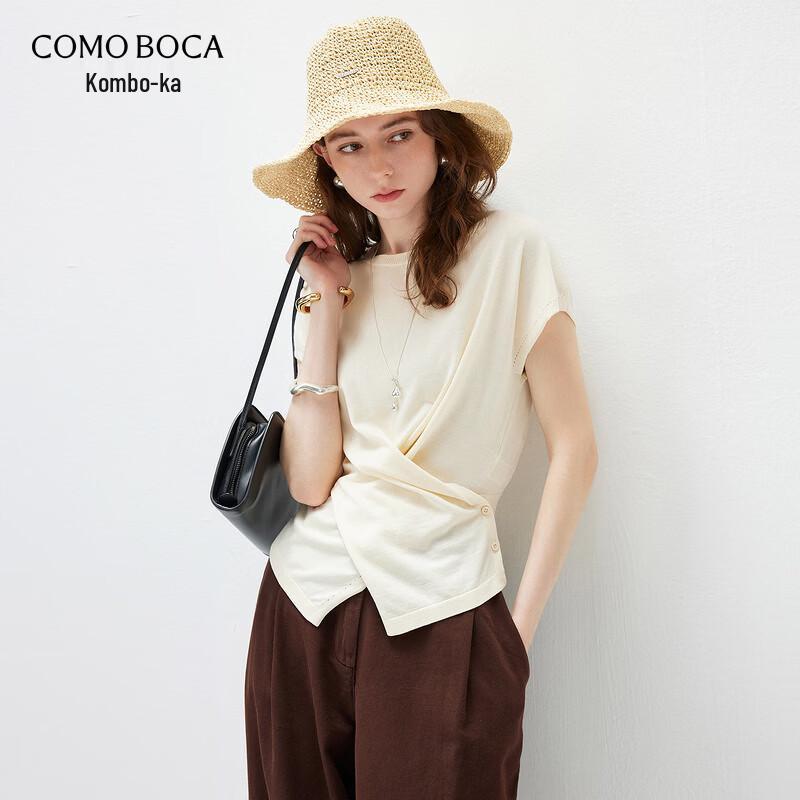 Women s 2026 Spring/Summer Short-Sleeve Knitted T-Shirt M