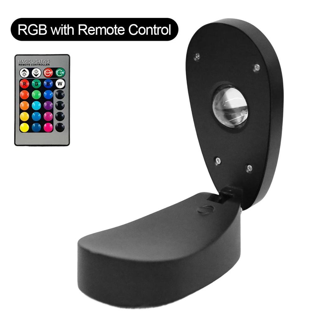 5w Led Wall Lamp Creative Light 85-265v 90 Degree Angle Cool Warm White Rgb With remote Mounted Waterproof Ip65 For home Bedroom