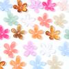 10pcs/lot Irregular Five Petal Flower Beads Caps Colored Loose Acrylic Spacer Beads For DIY Charms Earrings Necklace Accessories