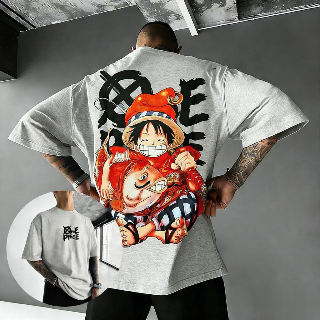 One Piece Luffy Anime Graphic T Shirt Men Women 2026 Summer Streetwear Tee Oversized Casual Short Sleeve Tops Cartoon Print Y2k