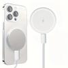 Mini Magnetic Wireless Charger Pad For Magsafe iPhone 17 16 15 14 13 Pro Max Samsung LED Magnet Fast Charging Phone Stand