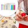 Large Eye Needle Embroidery Bent Needle Crochet Hooks and Knitting Mark