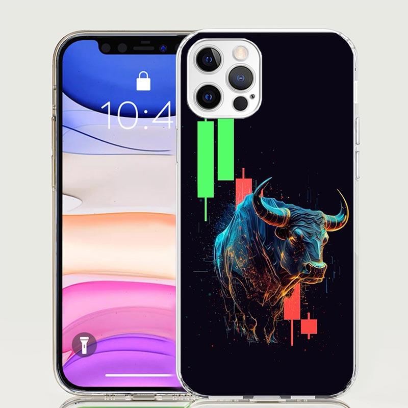 Trade Investment Forex Stock Market Phone Case For iPhone 17 Air 16 15 Plus 11 14 Pro Max 13 Mini 12 7 8 + SE Pattern Art Custom