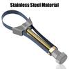 Adjustable 60mm to120mm Diameter Car Oil Filter Removal Tool Steel Strap Wrench Hand Tools