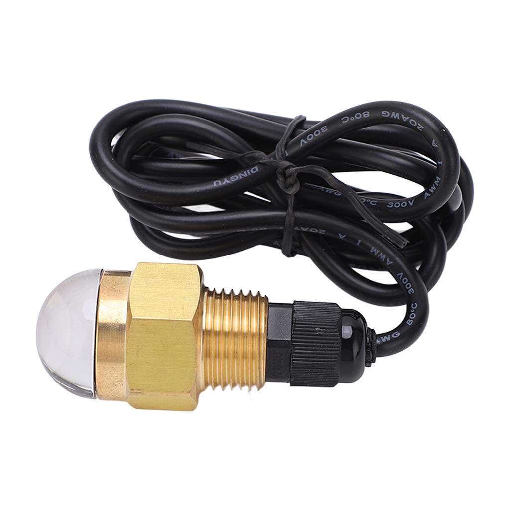 12V 12W Boat LED Underwater Light Brass NPT12 Marine Drain Plug Light for Yacht Accessory