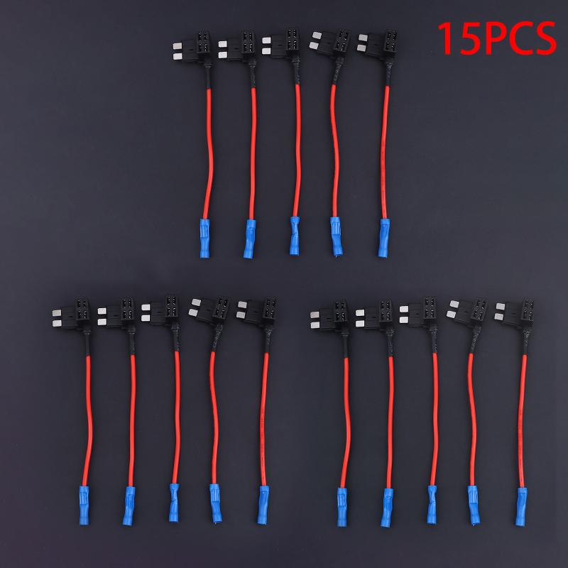 12V Fuse Holder Add-A-Circuit Tap Adapter Micro2 Mini Small Standard Atm Apm Blade Auto Fuse Car Fuse