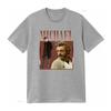 Michael Sheen Good Omens Vintage Stil Retro T-Shirt Hommage vintage Gewaschen Lässig Bequem Unisex Weich Stilvoll Leicht