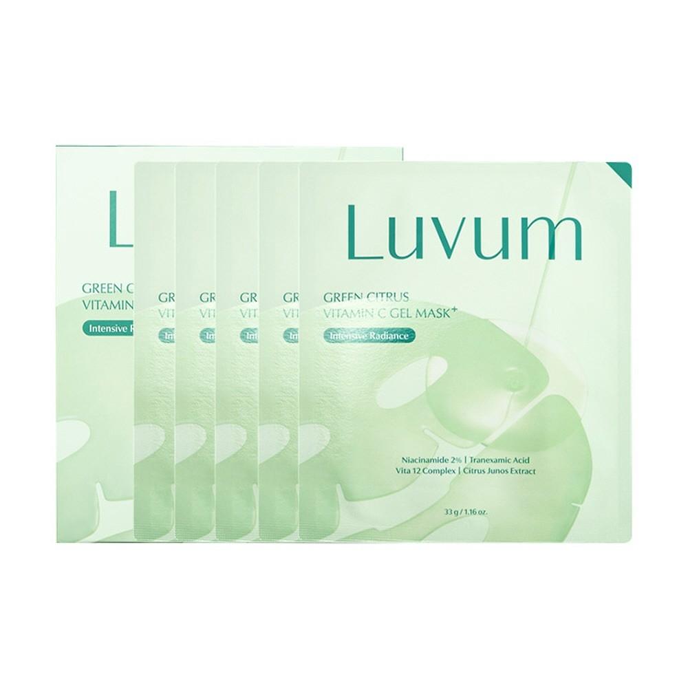 

Luvum Rubium Skin Зеленый Цитрусовый Витаминный Морской Гель-маска 33г 5 листов