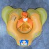 Sunshade Baby Inflatable Swim Seat with Raised Airbag and Anti-Rollover Design