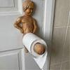 Support de rouleau de papier toilette mural pour salle de bain, Organisateur peu encombrant