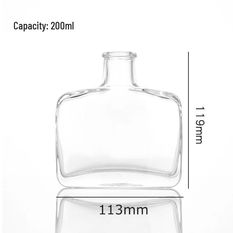 Glass Dried Flower Aromatherapy Bottle - Fireless Perfume Bottle for Bedroom and Car, Refillable.