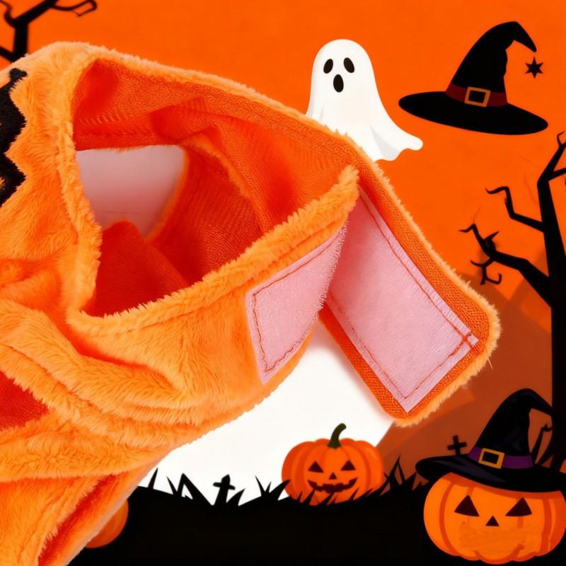 Halloween Pet Costume Hat Dogs Cats - Bat Wing Headband Pumpkin Cap Witch Cartoon Style One Size Fits All