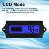 12 84V GY 6G Battery Power LCD Display Voltage Meter Voltmeter with Light Alarm (Blue Light)
