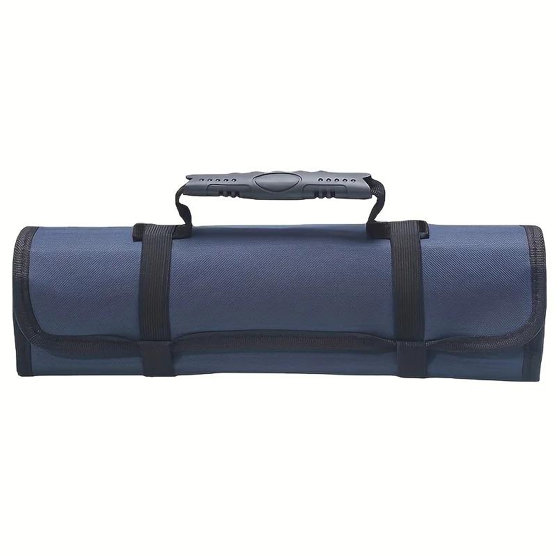 22 Multi Pockets Oxford Canvas Folding Wrench Roll Storage Tools Bag Waterproof Hand Roller Electrician Tools Organizer Bag