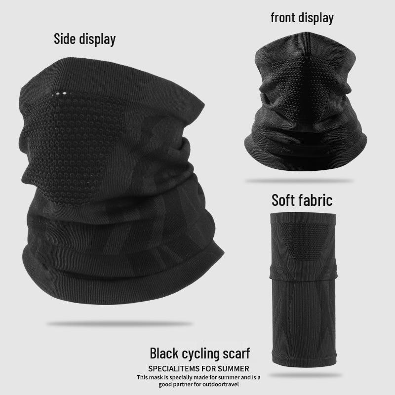 Windproof Knitted Cycling Neck Gaiter: Warm Ski Mask with Ear Protection