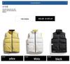 In-Stock Men's & Women's Double-Sided Thickened Down Cotton Vest with Stand-up Collar - Warm, Trendy, Casual for Autumn/Winter