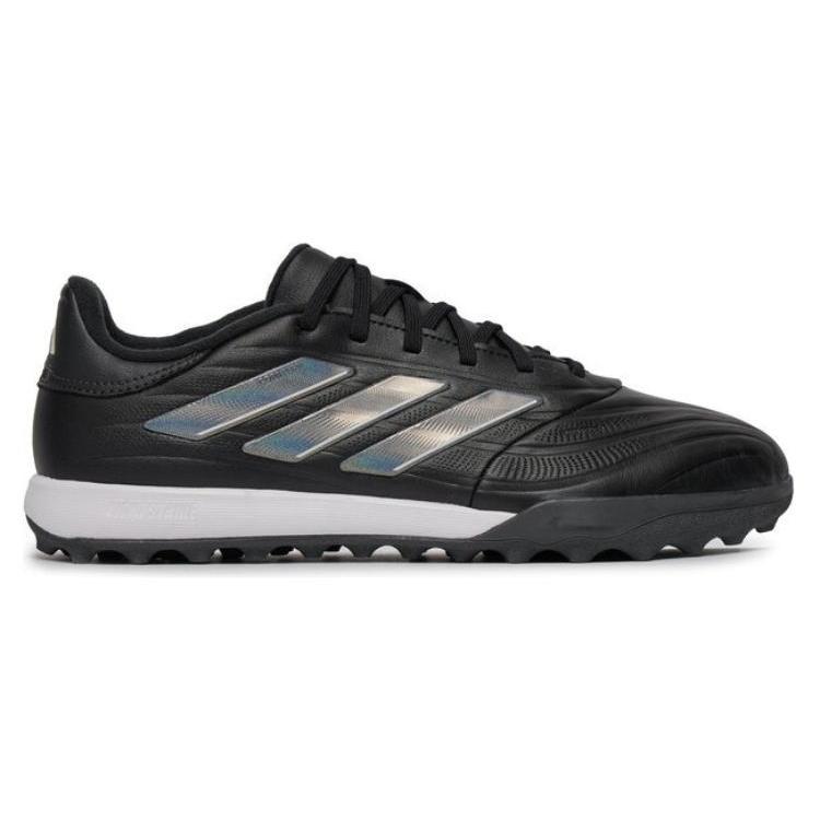 New Adidas Copa TF Rubber Broken Studs Cushioning, Slip Resistant, And Abrasion Resistant Soccer Shoes Men's Black Silver IE7498