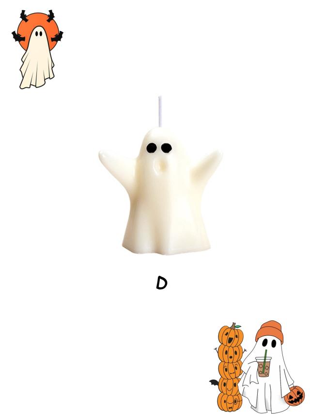 1/2pcs Halloween Ghost Candle Handcrafted Scented Candle Atmosphere Candle With Spooky Design Gift Fragrance Candle Party Decor