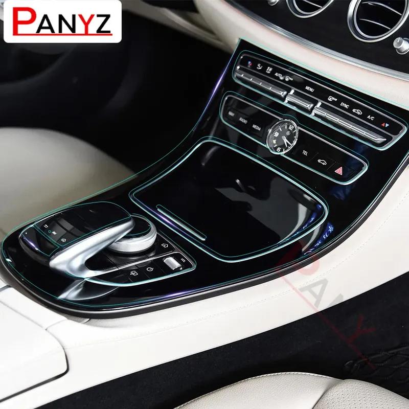 Car Styling Interior Accessories For Mercedes Benz C180 200 GLC260 High Quality TPU Car Transparent Protective Film Stickers