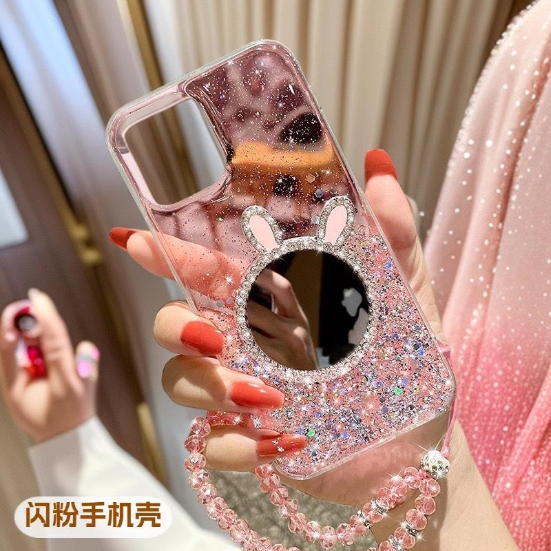 Applicable To iPhone16Promax Mobile Phone Case Glitter Star Mirror Apple 16 Protective Case 14 Creative New Models