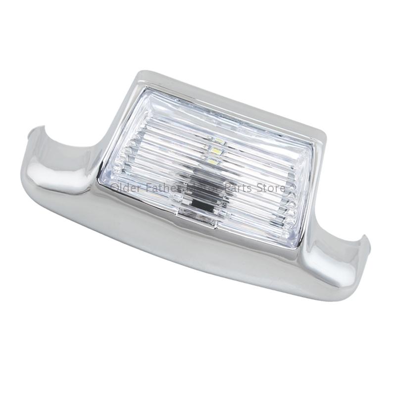 Chrome Motorcycle LED Front Rear Fender Tip Light For Harley Road King FLHR Heritage Softail Classic FLSTC Electra Glide