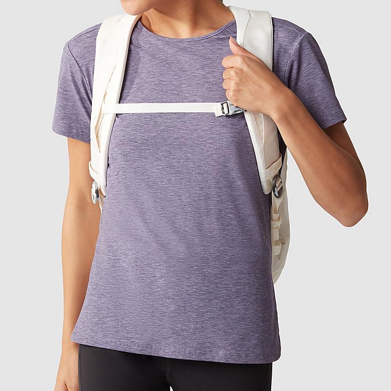 The North Face 20L Casual Sports Large Capacity Backpack Women Backpack White NF0A81C1-IYI