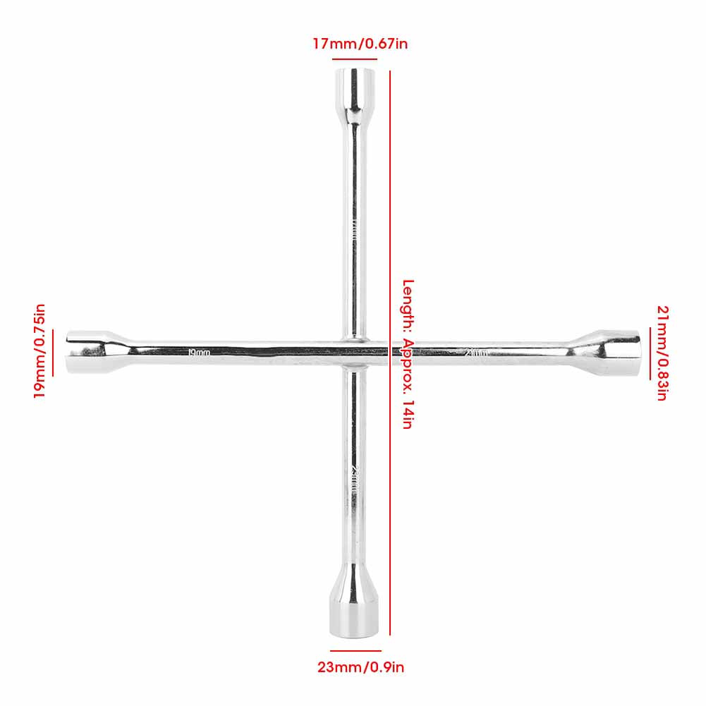 Kreuzschlüssel Auto Reifenabzieher Nuss Autoreparaturwerkzeug Montageschlüssel