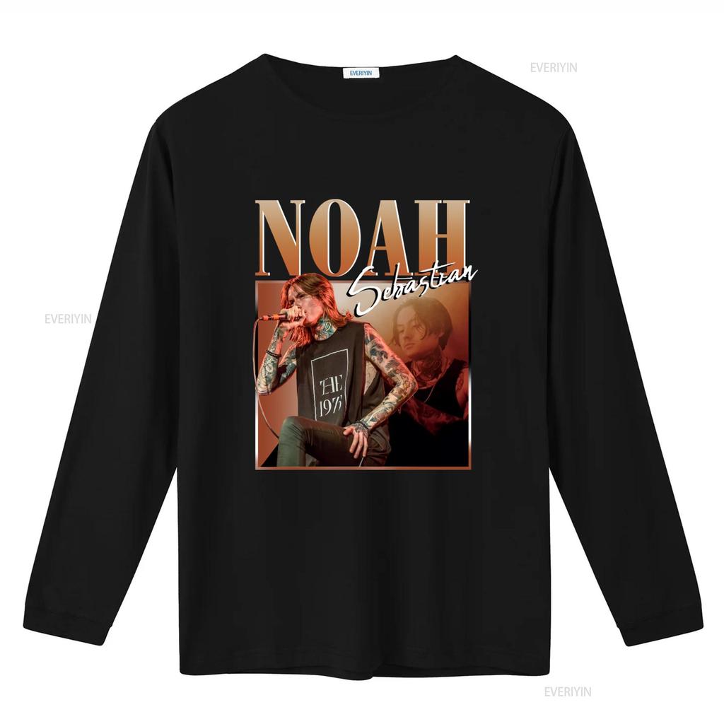 Noah Sebastian Vintage 90s T Shirt Merch Bad Omens Retro Homage Bootleg vintage Washed Casual homme designer clothes Stylish