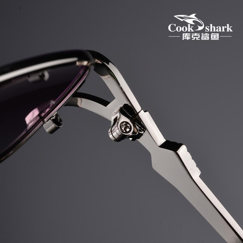 Cook shark new 2020 sunglasses ladies polarized sunglasses tide ultra light driver driving glasses classic