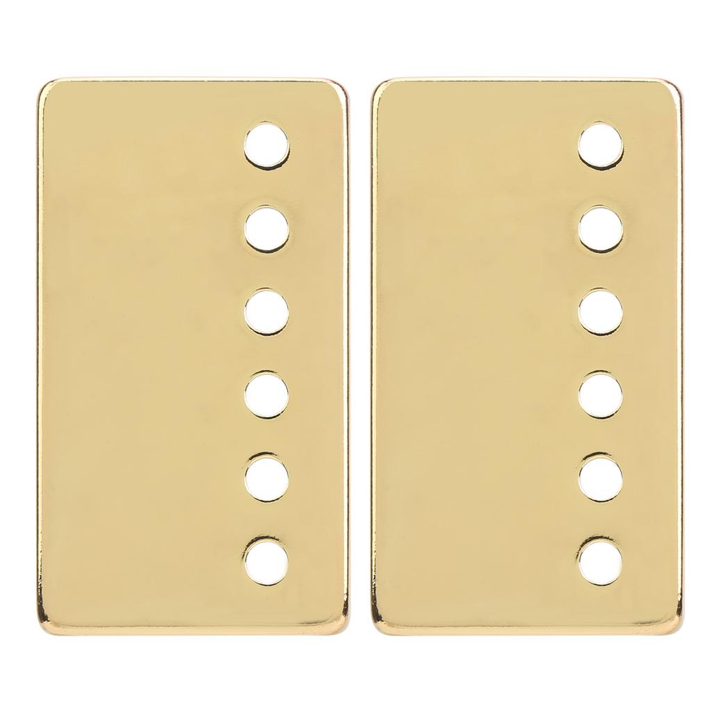 2Pcs Electric Guitar Pickup Shell Nickel Cover 50mm and 52mm Musical Instrument AccessoriesGold