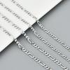 Men's Stainless Steel Figaro Chain Necklace - Trendy Titanium Steel Jewelry