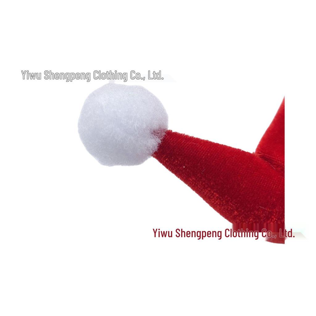 Opaska świąteczna 3D z małym kapeluszem - Świąteczne akcesorium do włosów dla dorosłych i dzieci