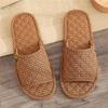 Cloth bottom slippers couple fresh and versatile home indoor silent silent does not hurt the wooden floor men's and women's four seasons