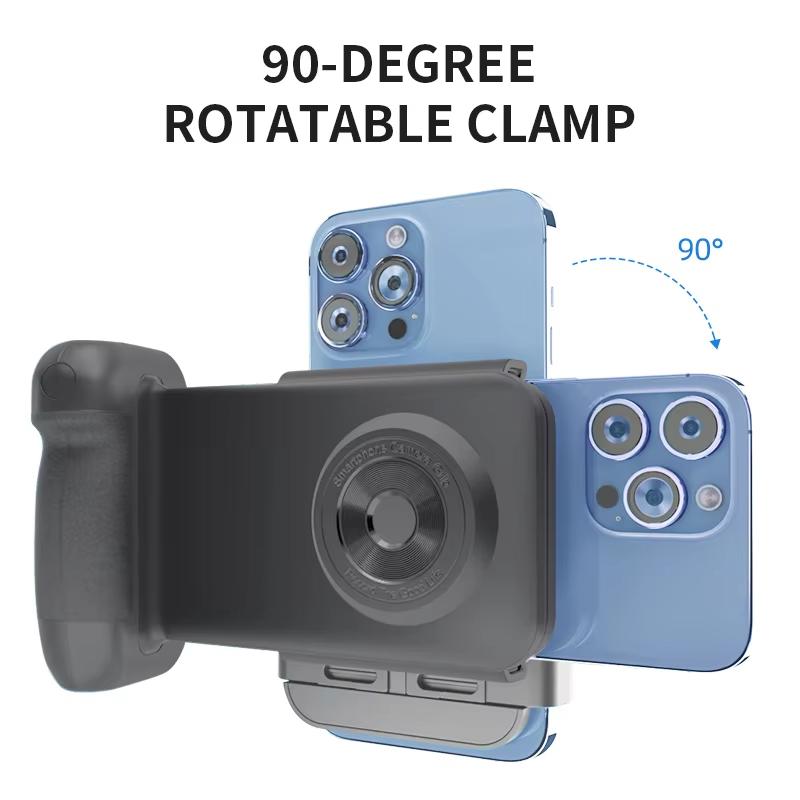 Upgraded Smartphone Camera Shutter Grip Bluetooth Selfie Handle Camera Photo Stabilizer With Fill Light Wireless Charging