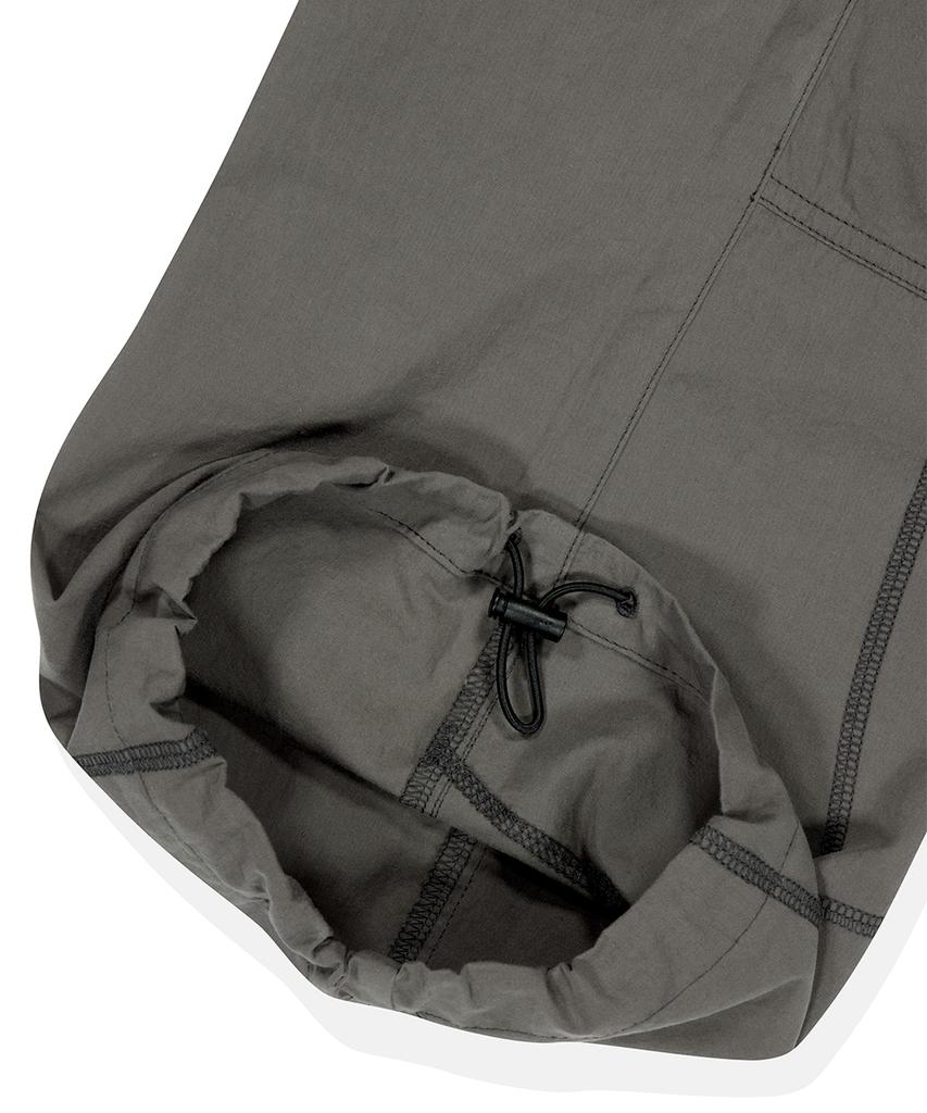 MAHAGRID Cover Stitch Parachute Pant Black(Mg2Esmpa11A)