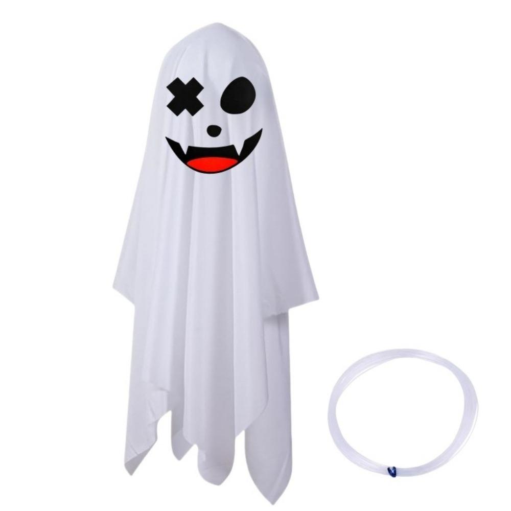 Funny Scary Spooky Halloween Hanging Ghost Decor Eerie Creative Flying Spooky Ghost White Front Door Hanging Indoor Decor