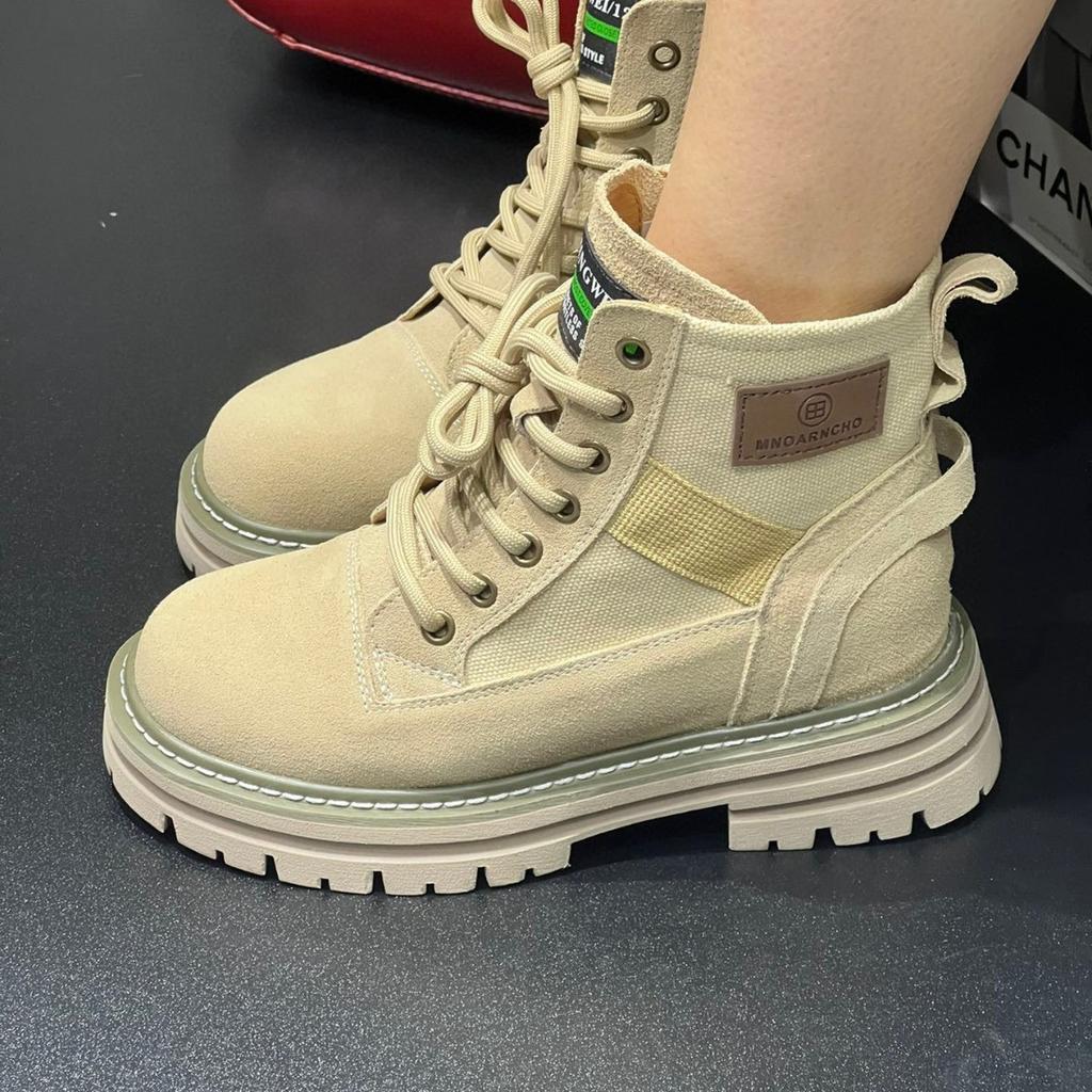 Martin boots women's 2025 new retro tooling desert rhubarb boots spring and summer single boots thick-soled outdoor explosive short boots