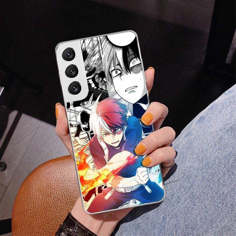 My Hero Deku Phone Case For Samsung Galaxy S24 S25 Edge S26 Ultra S23 S22 S21 Plus S20 FE + Personalized Print Cover Galaxy S24