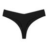 European and American large-size underwear one-piece seamless nude feeling sexy low-waist breathable quick-drying thong female tback