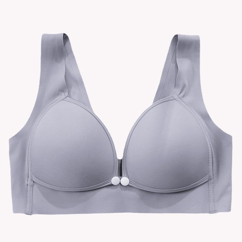 Seamless Wireless Front Clasp Maternity Bra with Bust Support for Nursing Moms 38/85
