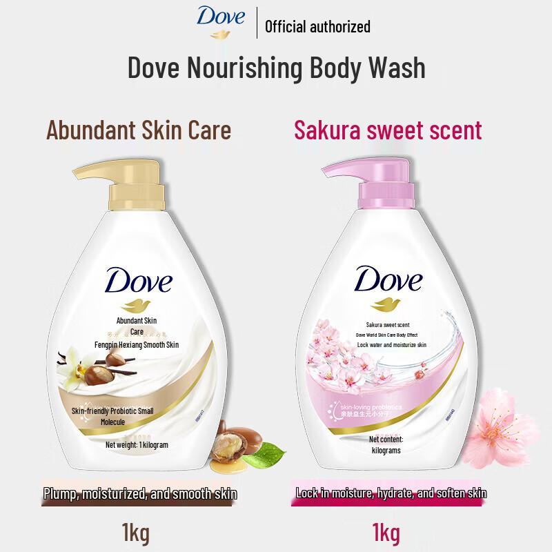 

Dove Питательный гель для душа Двойная упаковка