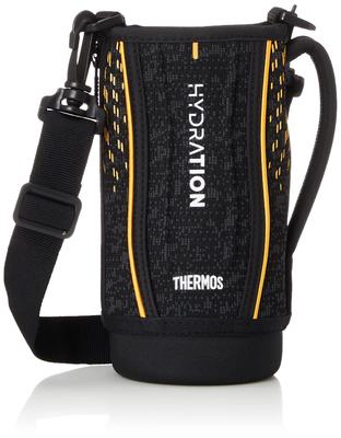 Thermos Replacement Sports Bottle with Handy Black Orange FHT-801F Pouch, (BKOR)