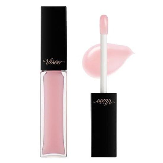 Visee Essence Lip Plumper SP001 Sheer Pink Gloss Color Enhancement Plumping Moisturizing Warming 5.5mL