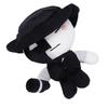 7.9 Inch Artful Plush Soft Stuffed Game Collectible Doll Black White Gaming Character Stuffed Plush Toy